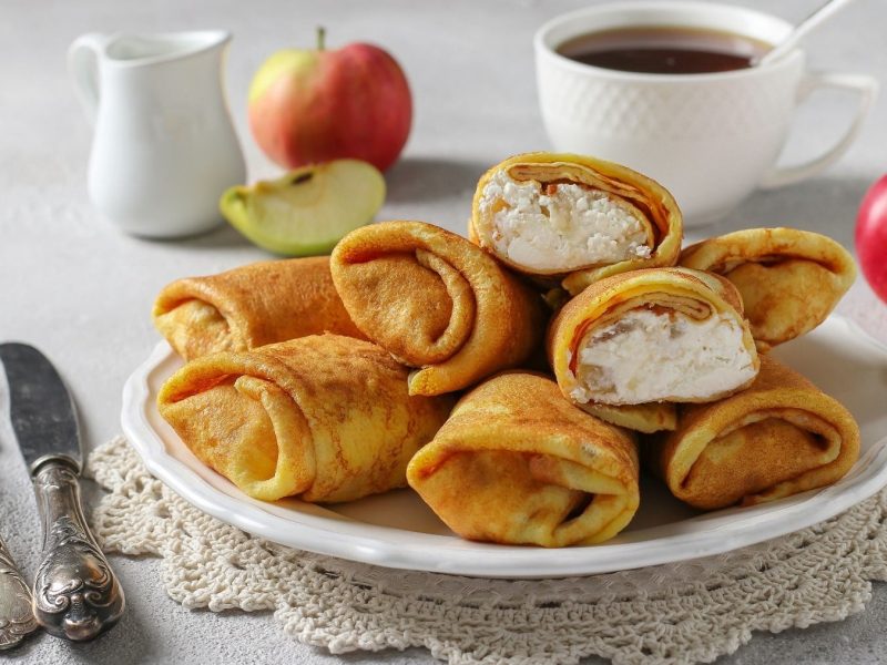 Apfel-Quark-Pfannkuchen