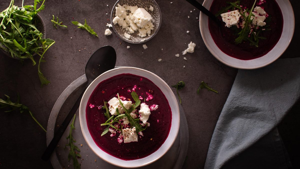 Rote-Bete-Eintopf mit Feta