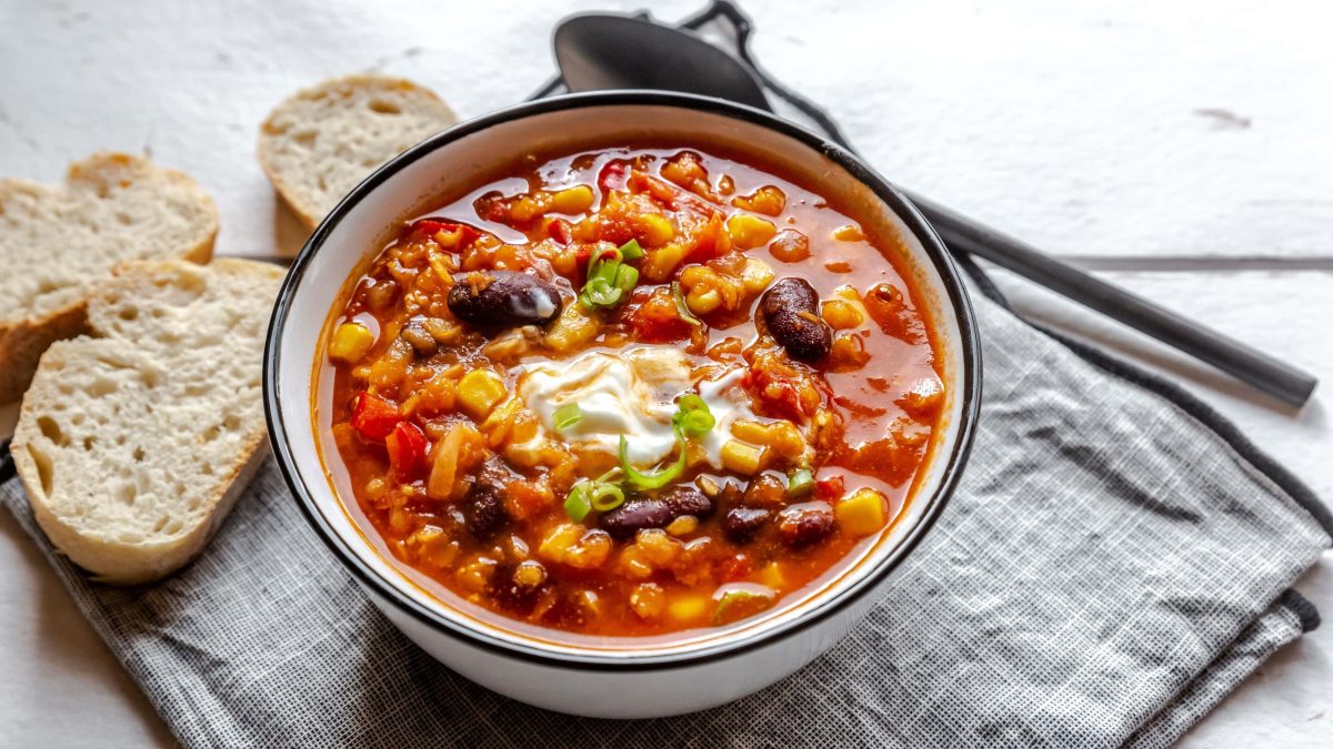 Ein Teller Chili Sin Carne