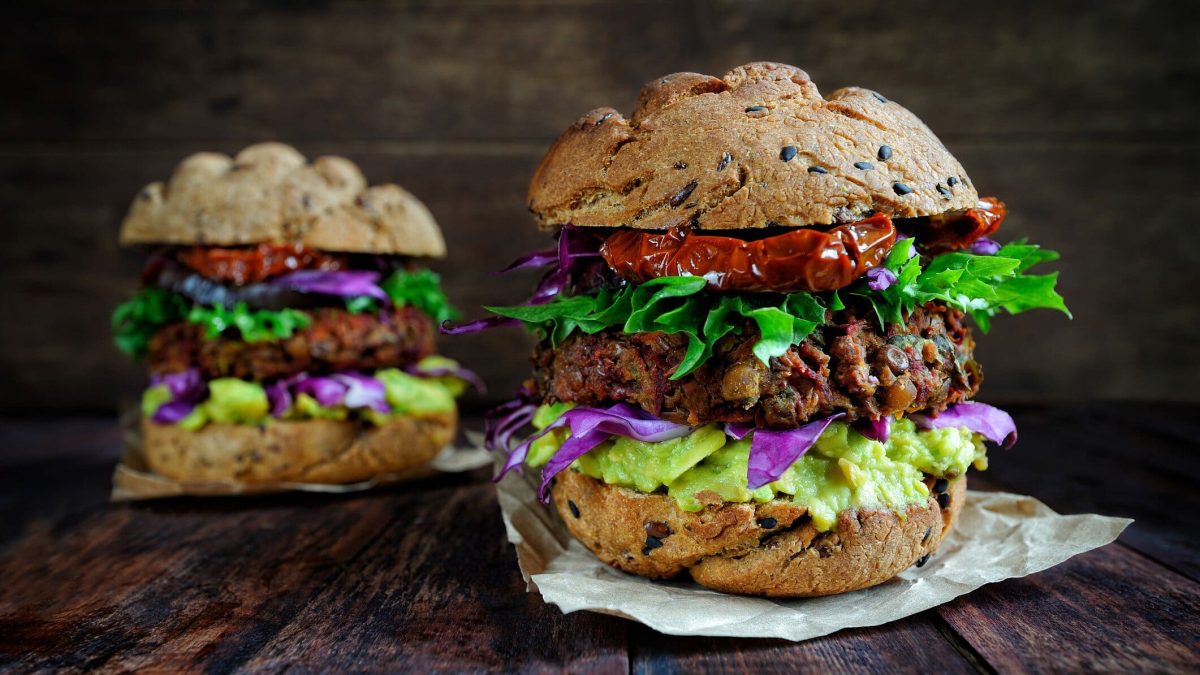 Auberginen Burger