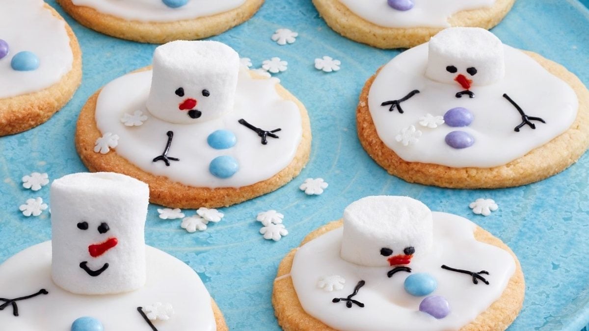 Schneemann-Kekse