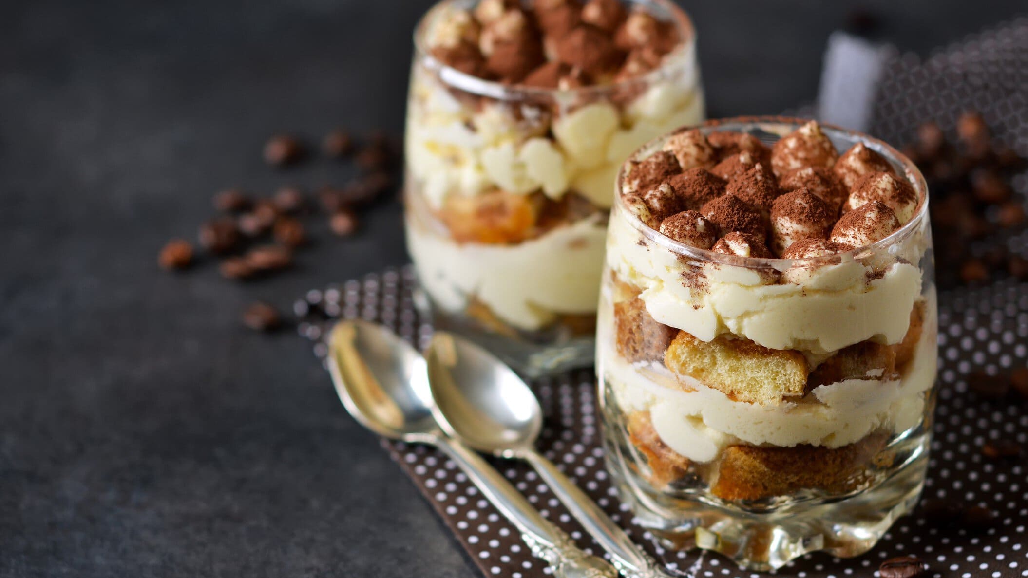 Tiramisu in Gläsern