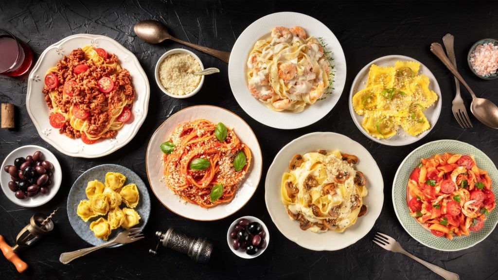 Welche Pasta und Saucen gehören zusammen?