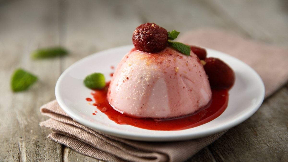 Erdbeer-Panna-Cotta