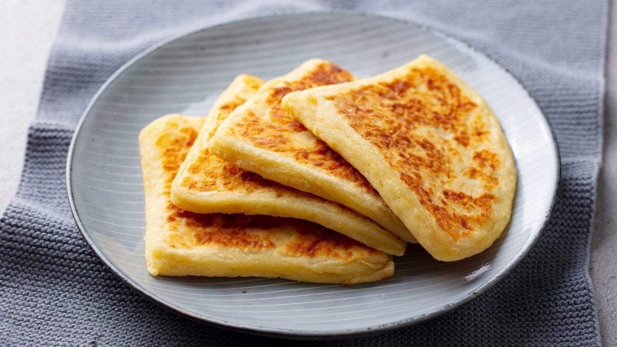 Ein Teller mit Tattie Scones