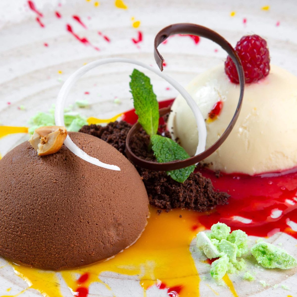Unterschiede zwischen Eis, Parfait und Sorbet