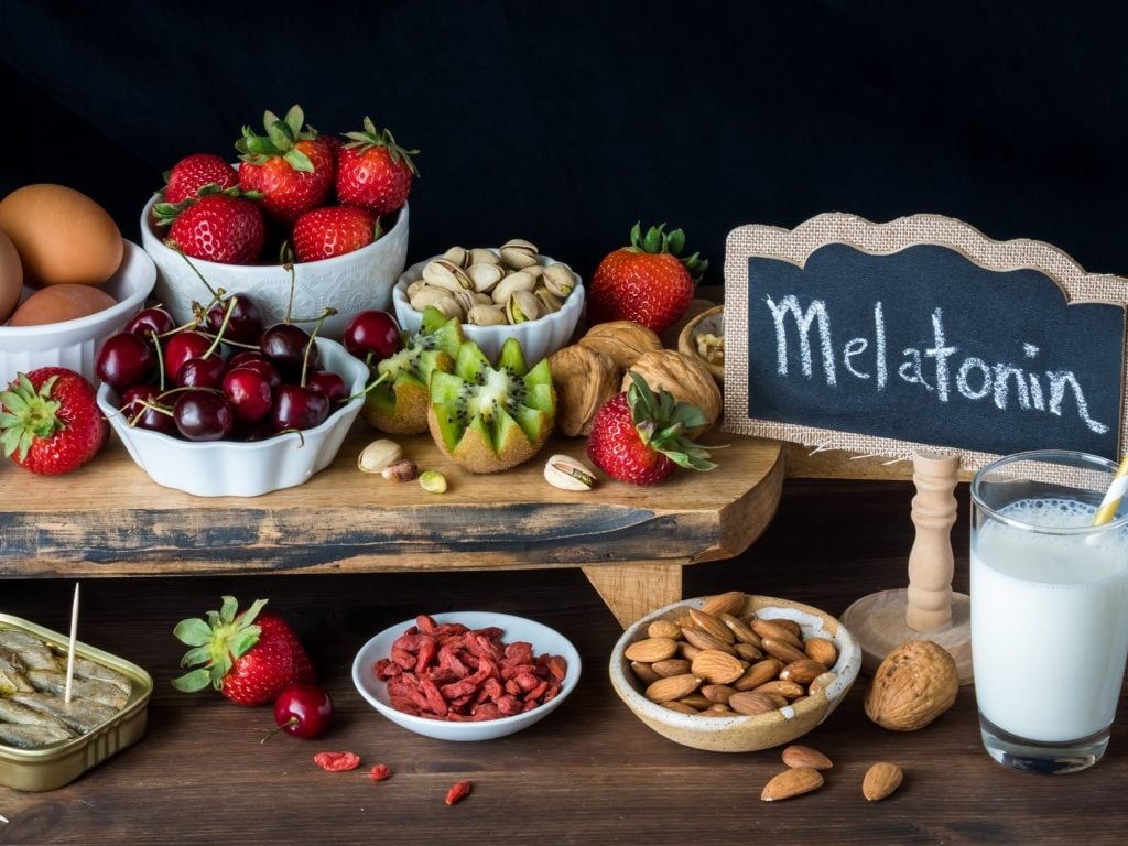 Lebensmittel und Rezepte für guten Schlaf